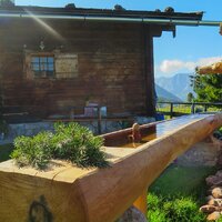 Neuer Wassertrog für unsere Stubenalm 