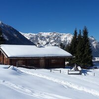 Die Alm im Winter 